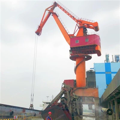 دریایی بندر جرثقیل 20t30m محبوب استفاده جرثقیل های دریایی برق
