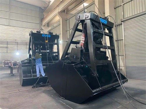 Clamshell Grab Bucket Certified 12cbm Hydraulic Wireless Control Control Grab Bucket